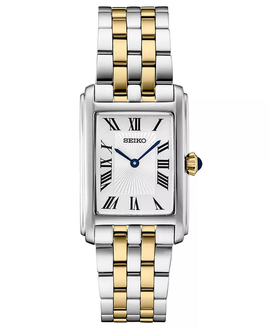 Women'S Essentials Two-Tone Stainless Steel Bracelet Watch 22Mm